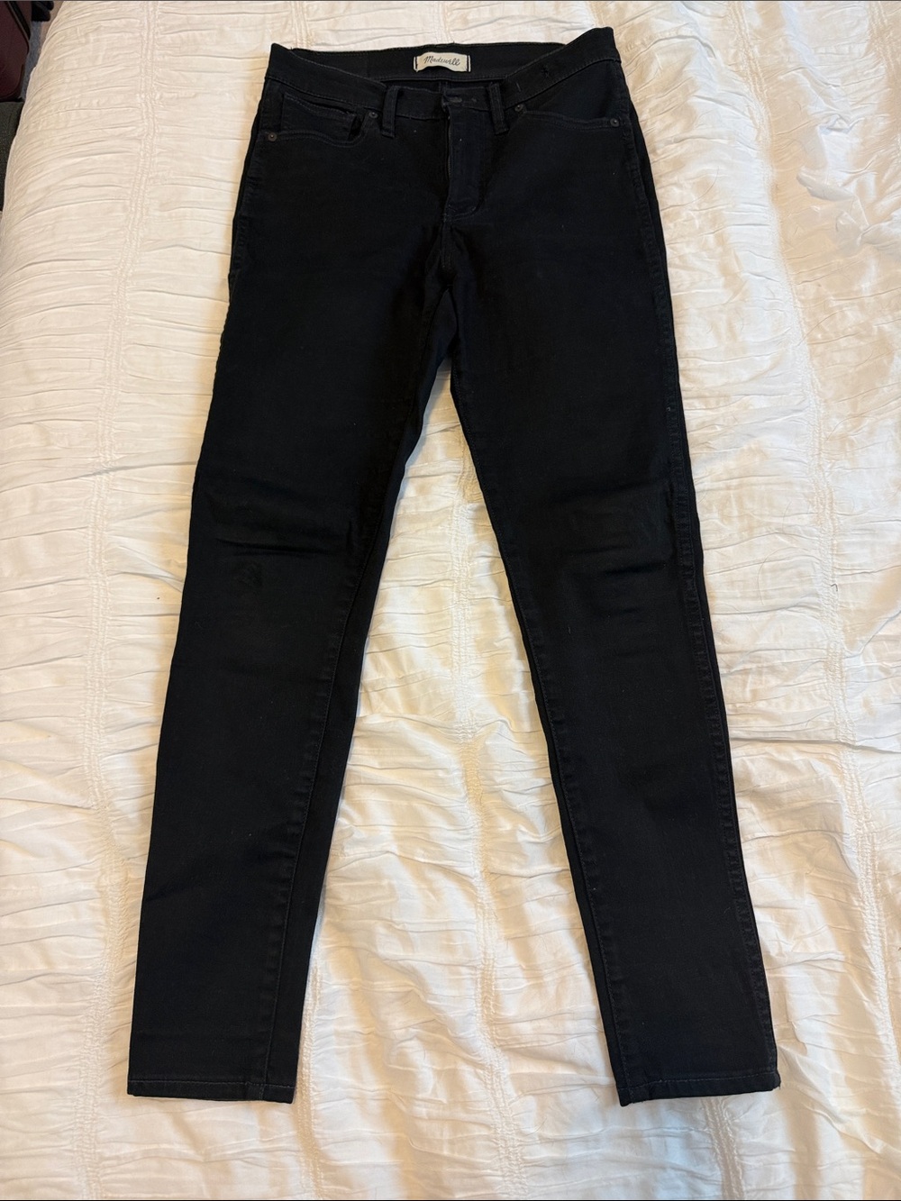 Madewell Black Skinny Jeans - Sleek High-Rise Fit